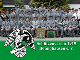 Hier sehen Sie ein Gruppenbild des SV-Bömighausen mit Logo